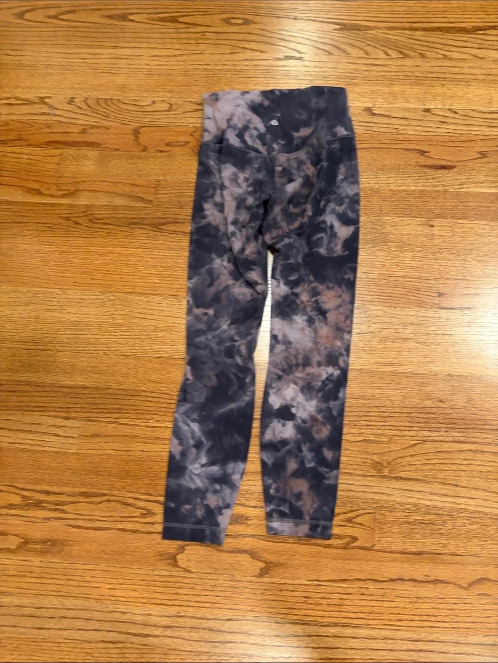 lululemon Align Women's Diamond-Dye High-Rise Leggings - 4 - Black and Pink - Picture 2 of 4